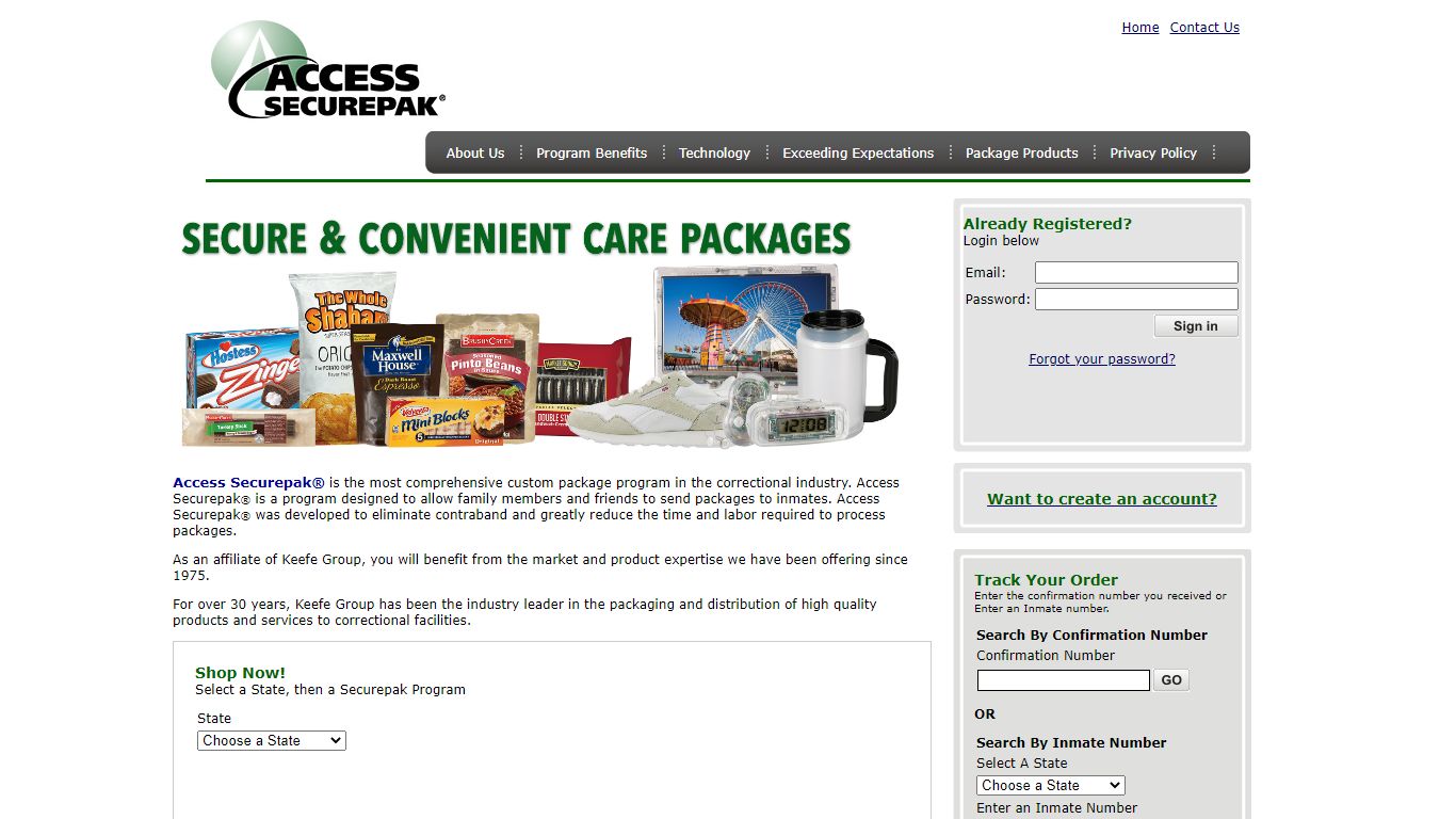 Santa Barbara County Package Program - CA - FAQ's - Access Securepak